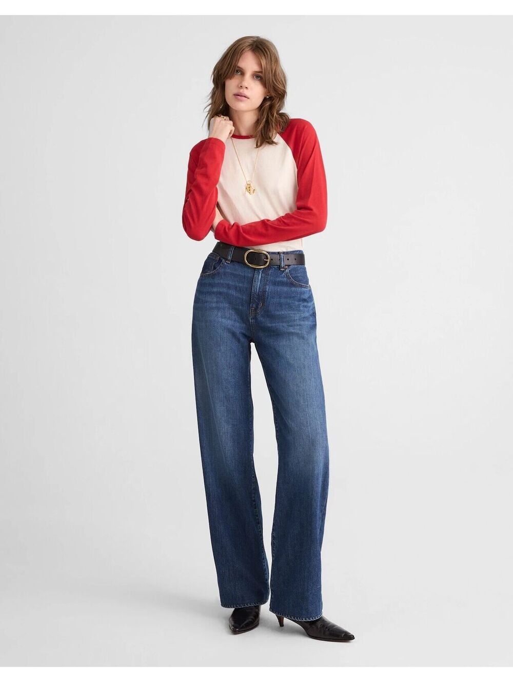 NWT Madewell The Perfect Vintage Wide-Leg Jean in SoftDrape - Size 31  MSRP $158
